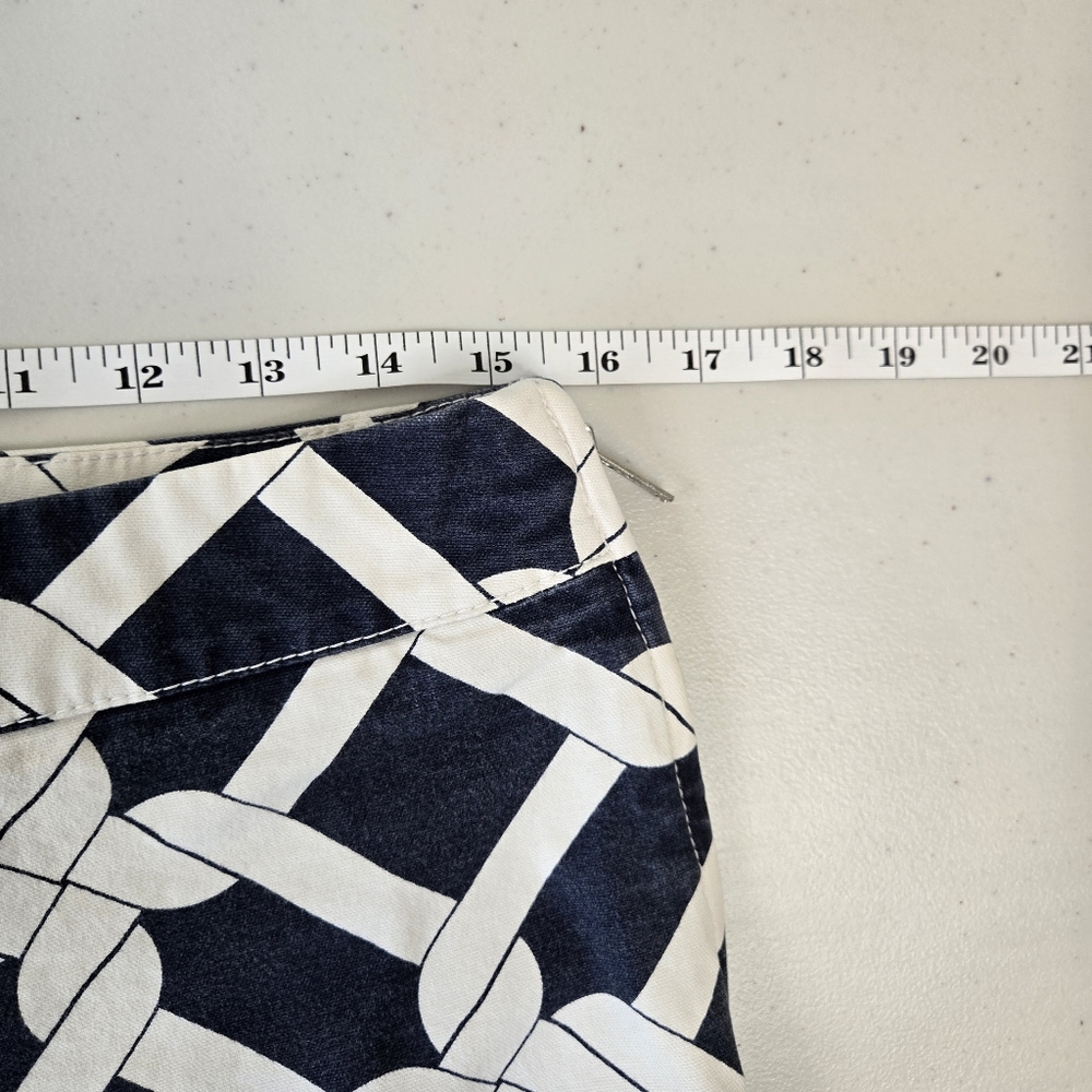 Tommy Hilfiger Graphic Crop Pants Navy White 10P - Picture 10 of 10